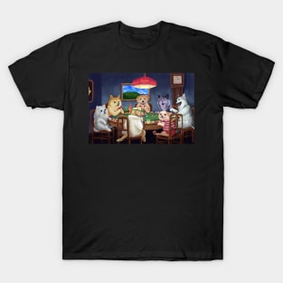 Memes Playing Poker T-Shirt